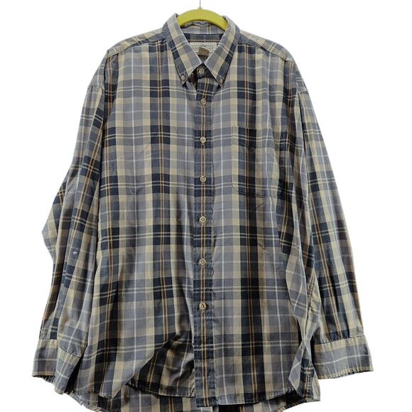 Natural Issue Mens Button Up Shirt Multi-Color Size XL Polyester Blend Pocket - Picture 1 of 12